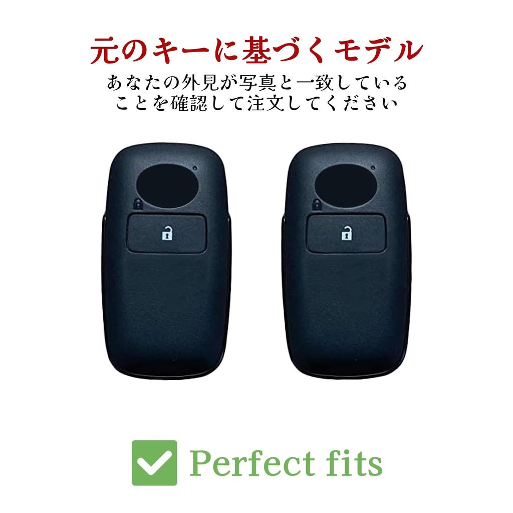 [OFF WE GO] Daihatsu/Toyota car key cover leather compatible Toyota