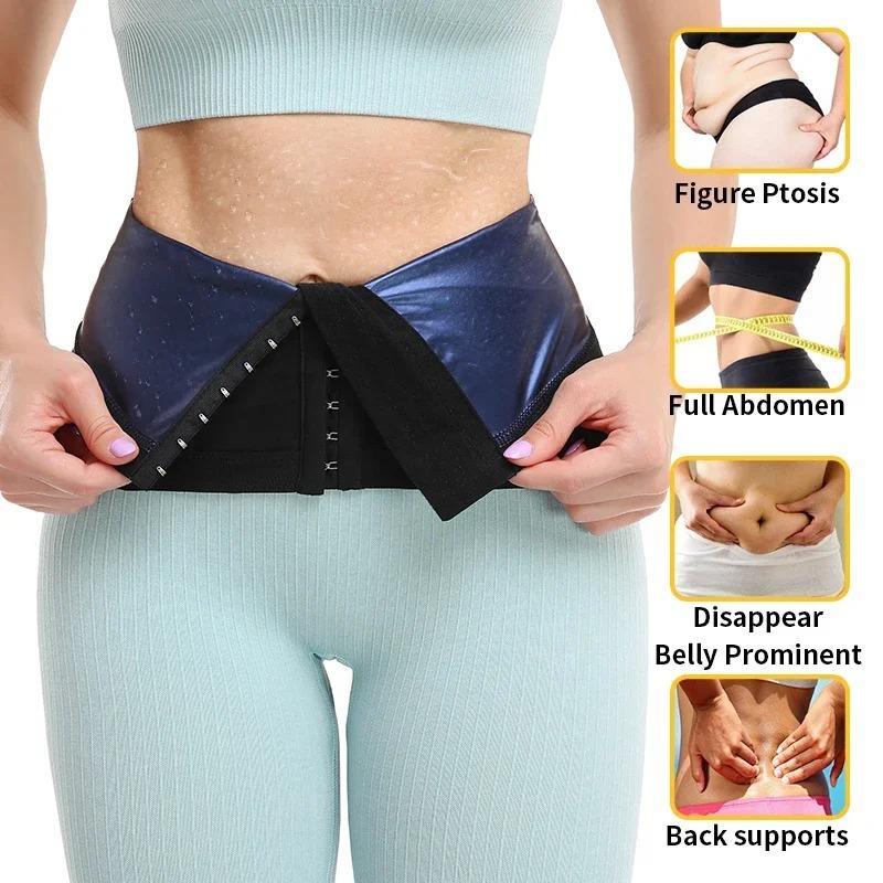 Women Waist Trainer Strap Premium Sauna Wrap Shapers Weight Loss Waist Trimmer Fitness Sweat Workout Slimming Belt Belly Cincher