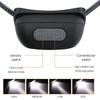 Mini USB Rechargeable 5W LED Headlamp 4 Mode Running Head Torch Portable Mini LED Head Light with Body Motion Sensor