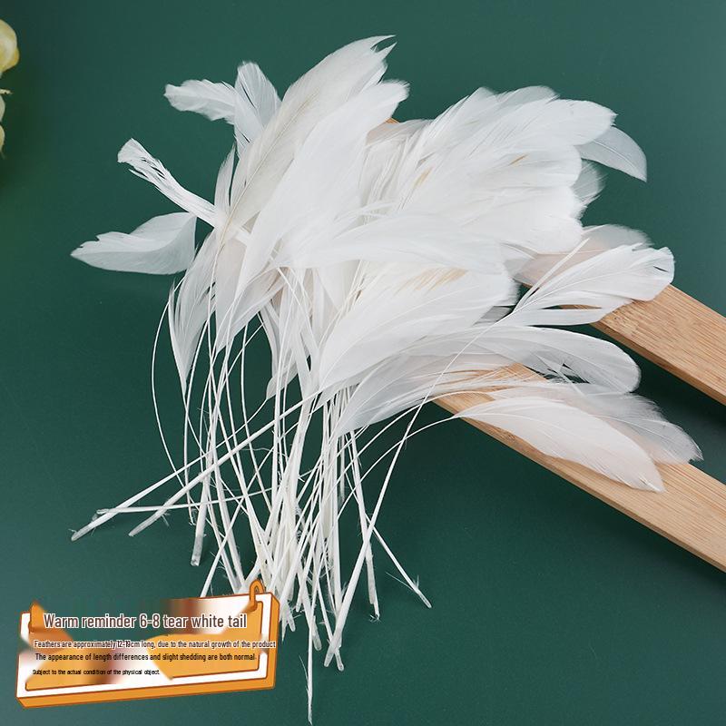 White Feathers for DIY Handmade Clothing & Jewelry Accessories