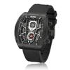 Extri Men'S Silicone Strap Watch Fashion Waterproof Luminous Quartz Watch