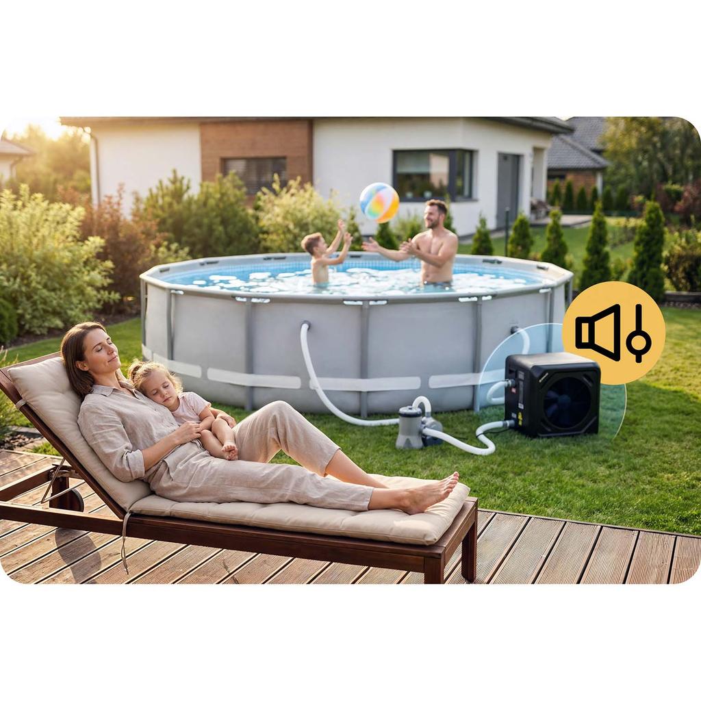 Pompa Ciepła Do Basenu Spa Podgrzewacz Wody 3Kw Humberg Hm-911