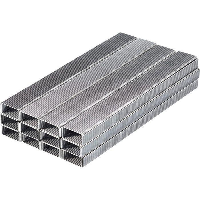 Klammern N26/6 - RAPID - Schachtel mit 5000 - Verzinkt - FlatClinch-Technologie - Schnellheftung