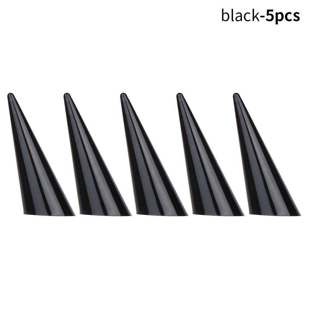 1/5PCS Plastic Fingertip Conical Finger Shape Jewellery Organizer Ring Display Stand Acrylic Holder Jewelry Show
