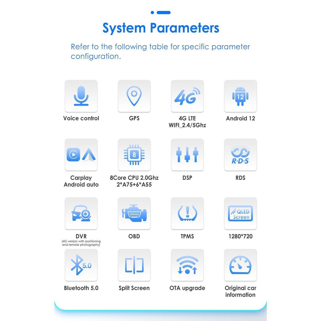 Hizpo 2Din Android 14 for Mazda 3 2010-2013 Car Radio Multimedia Player Stereo Navigation Carplay 4G Speakers Head Unit Intelligent Video Audio GPS
