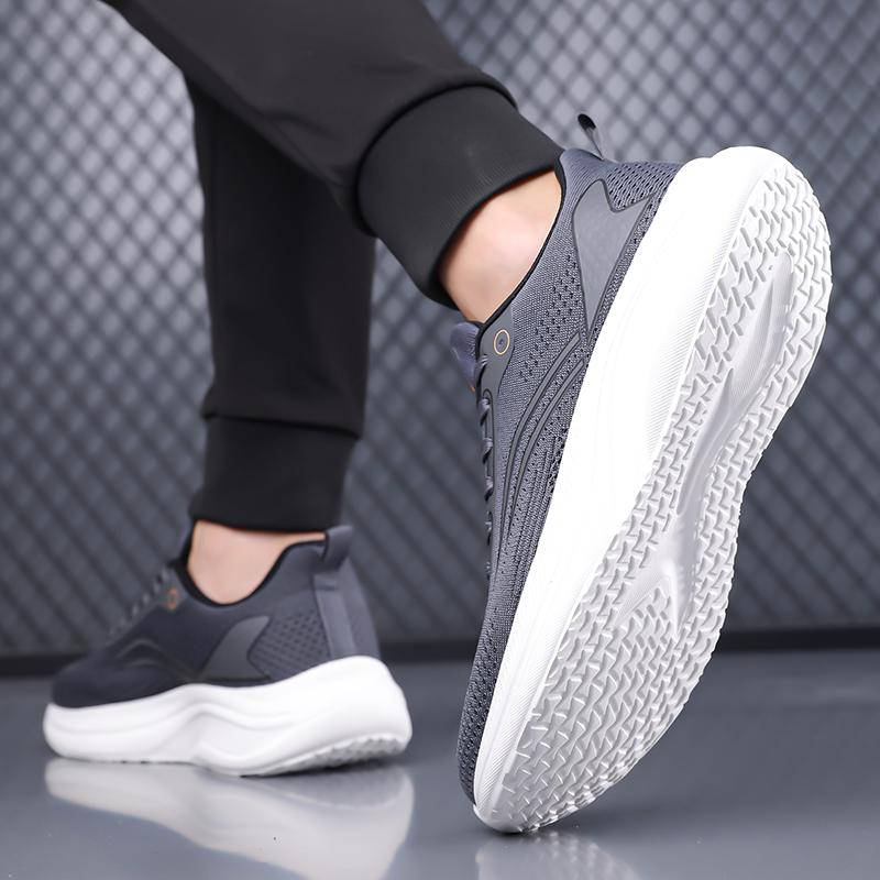 Spring Men'S Mesh Breathable Lightweight Casual Sports Shoes Men'S Walking Shoes Daily Work Wear Simple And Fashionable
