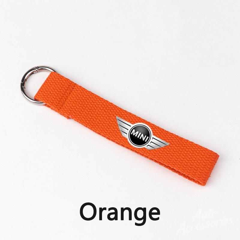 Car Keychain Pendant Automobile Logo Keyring Anti-loss For BMW MINI Cooper One JCW F54 F55 F56 F57 F60 R50 R52 Auto Accessories