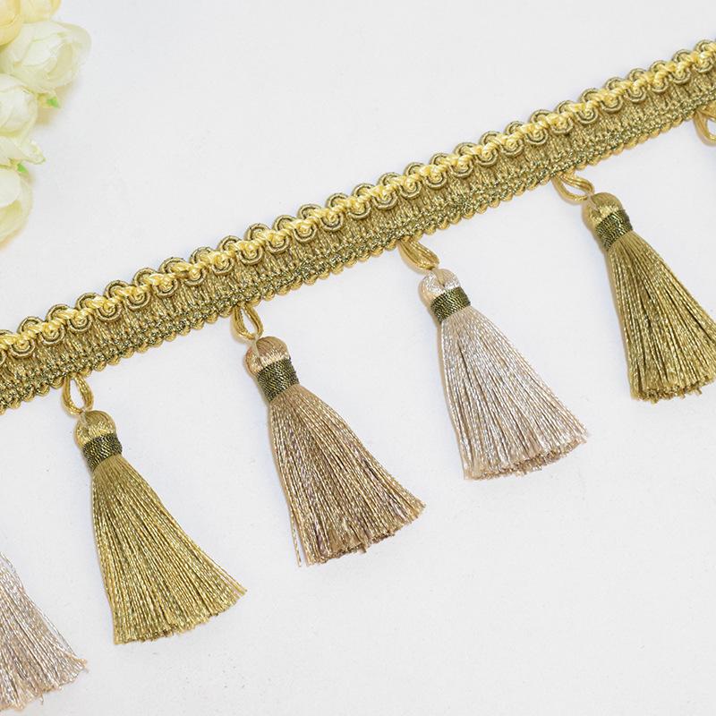 Red Tassel Lace - Multi-Use Home Accessory (12m) for Luggage, Curtains, and More