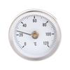 63mm Durable 0-120 DegreeC Testing Gauge Temperature Gauge Thermometer With Spring Clip-on Pipe