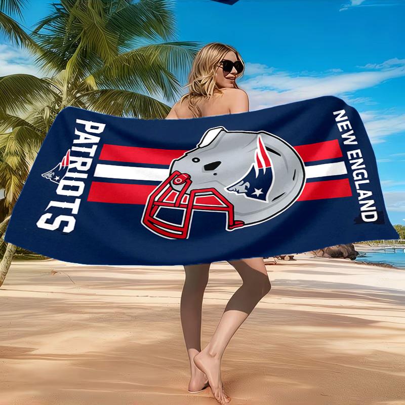 New England Patriots Gear Beach Towel, Quick-drying, Easy To Care For, Suitable for Both Fitness and Beach Vacations,Sports Essential