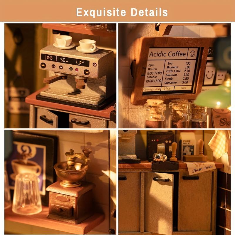 My First Coffee Shop: 3D Wooden Puzzle for Kids