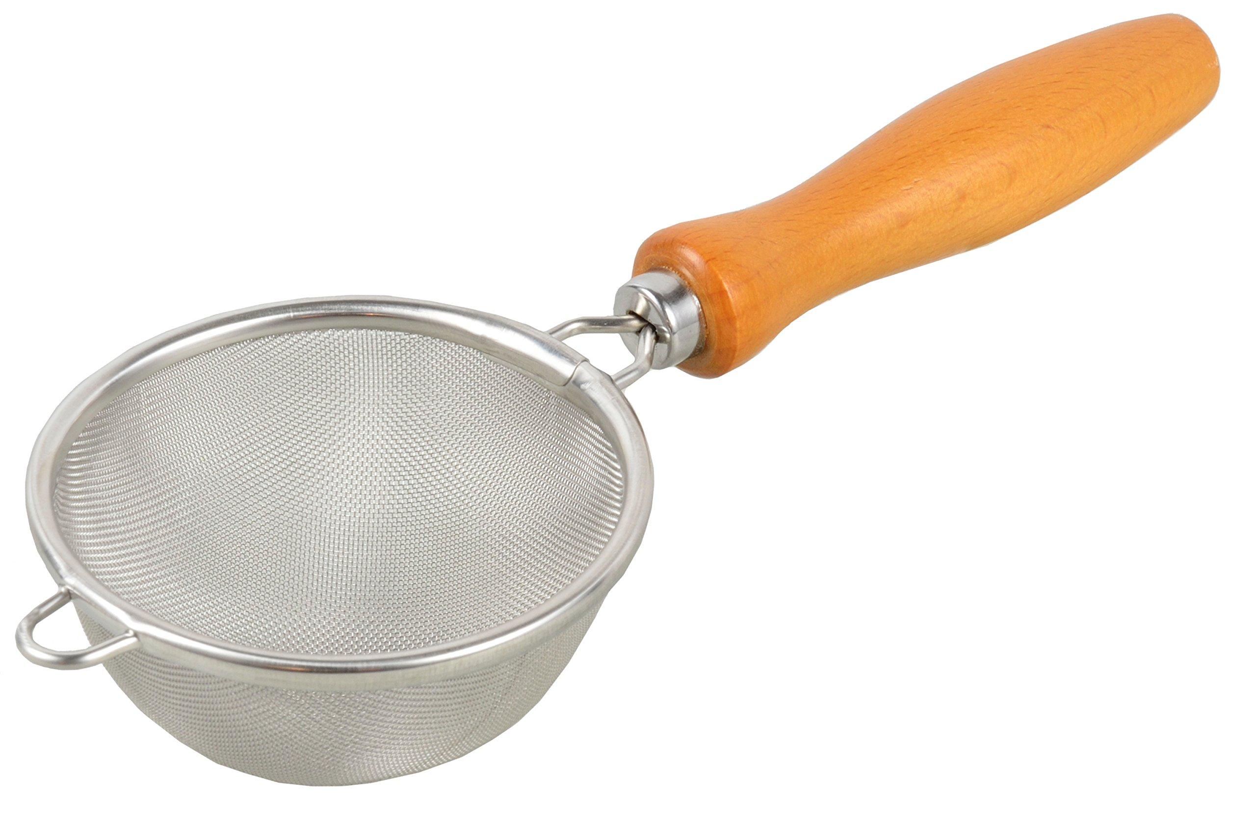 

[Commercial use] Wooden handle tea strainer C-7277