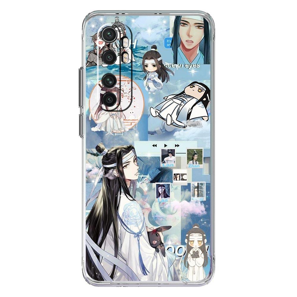 MDZS Anime Mo Dao Zu Shi Phone Case For Xiaomi Mi 12T 10 12 Lite 11 Ultra 11X 11T Pro 11i Poco X4 X3 NFC F3 M3 M4 5G Clear Cover