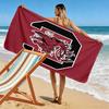 Fighting Cock Team 2D Flat Print Beach Towel, Large Soft Quick Dry Towel for Beach Camping Swimming.NSTJ0928278