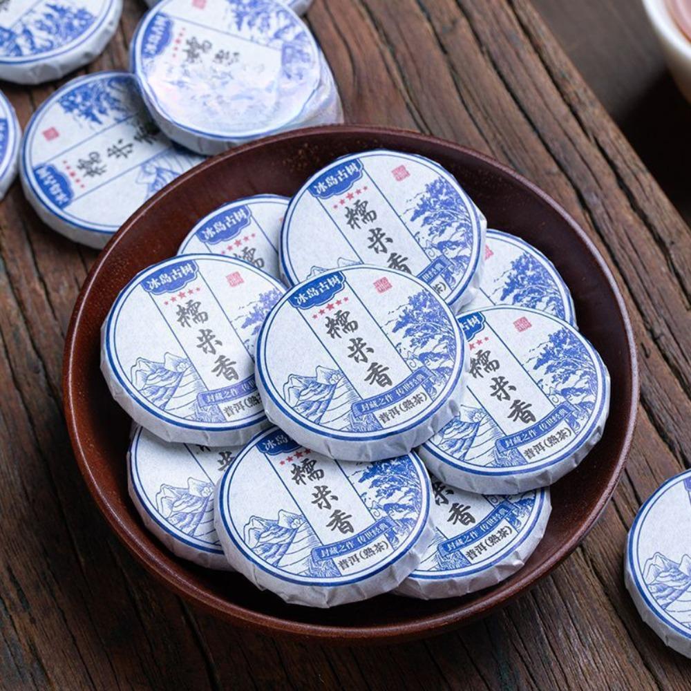 

Чай пуэр с ароматом клейкого риса, маленький чайный кирпичик с ароматом клейкого риса 30 cakes