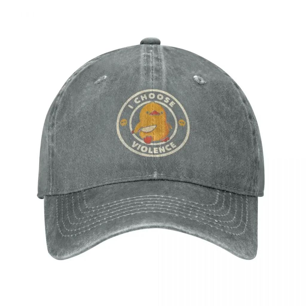 Ich wähle Gewalt Ente Unisex Baseballkappe Used Baumwollmützen Kappe Lässig Outdoor Workouts Verstellbare Passform Snapback-Mütze