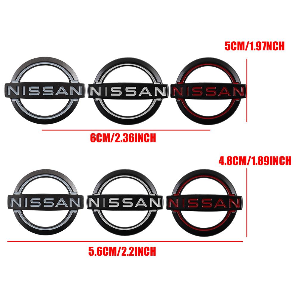 AOK3 1 Pezzo ABS Adesivi Emblema Logo Centrale Volante Auto Per Nissan Nismo Xtrail Sentra Qashqai Note Leaf Juke Rogue Almera Sylphy