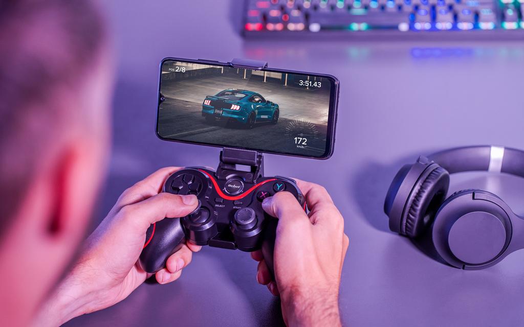 Pad für Smartphone kabellos Bluetooth PS3 PC iOS Android Rebel