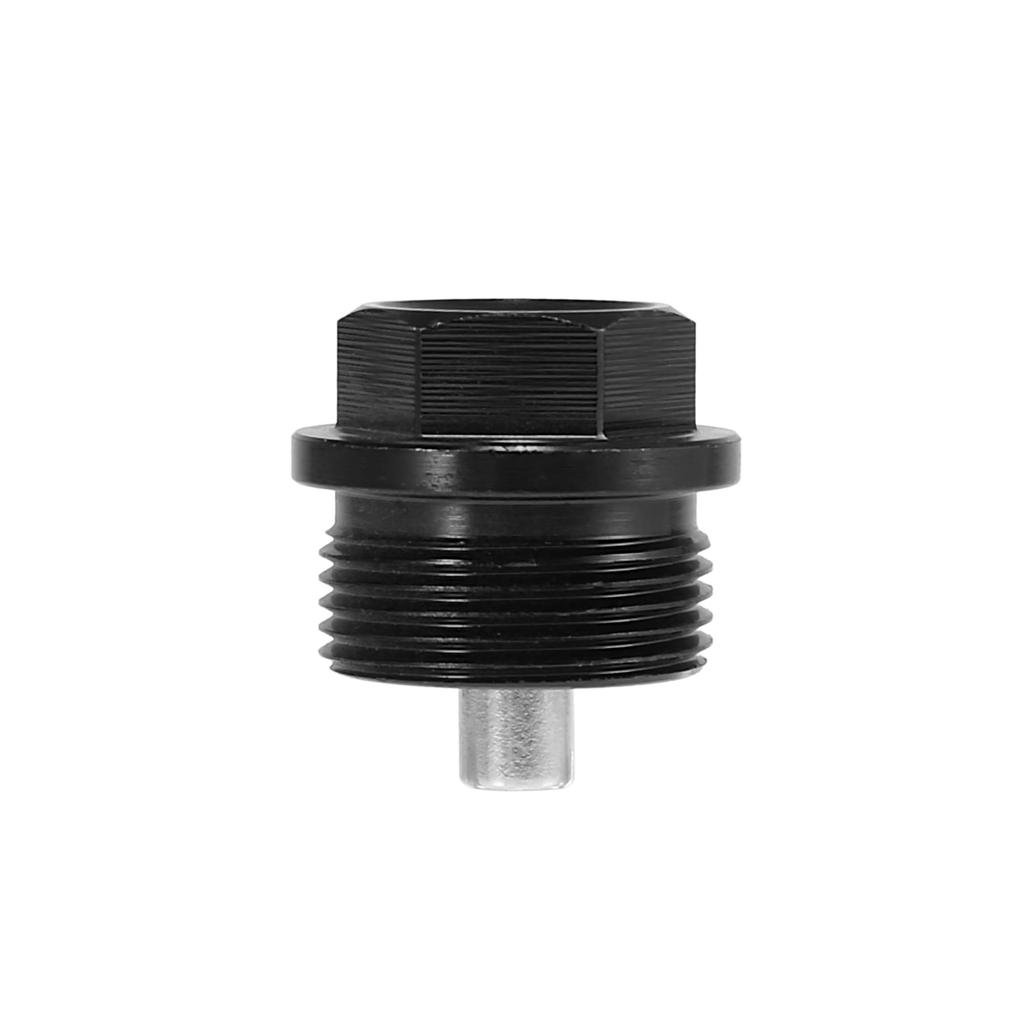 X AUTOHAUX Drain Plug Drain Bolt Magnet Sump Drain Nut with Gasket M24 X 1.5 1 Set Black