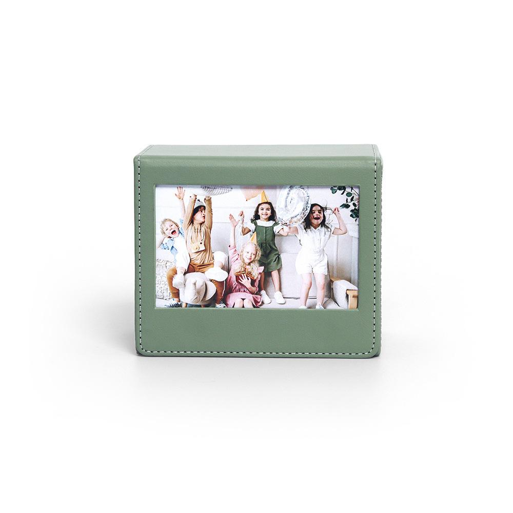 

[Фотолаборатория] Настольная фотокоробка для 50 фотографий Instax Wide CAC70 B зелёный