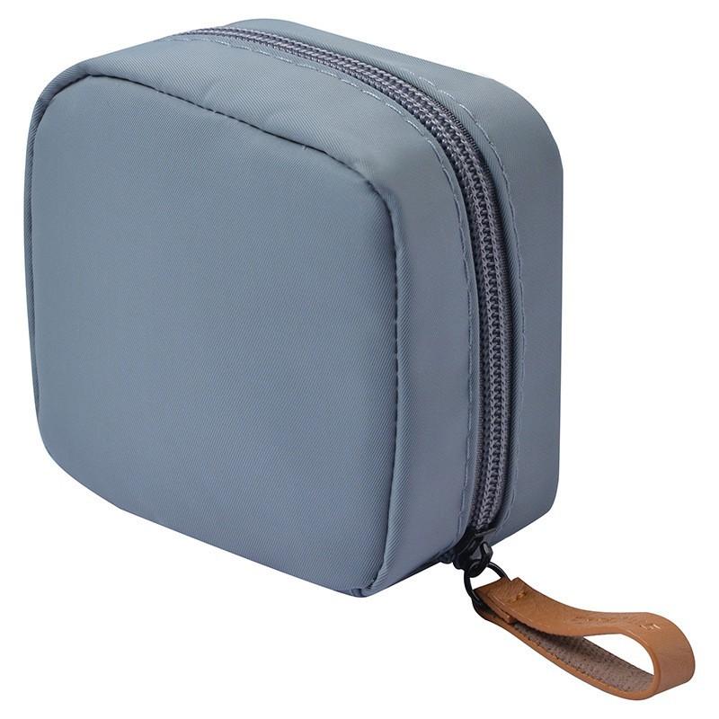 Mini Portable Multi Functional Compact Handheld Cosmetic Storage Bag серый