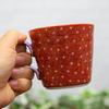 Stylish Kutani Ware Mug with Vermilion Small Perfect for 60th 77th or As a Gift Flowers, Pink, Birthdays, Birthdays,