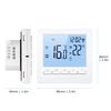 Wi-Fi Smart Thermostat Digital Temperature Controller APP Control LCD Display Week Programmable Electric Floor Heating Thermostat for Home School Offi