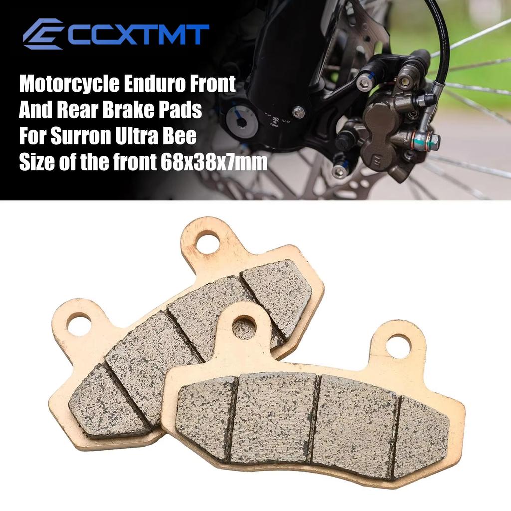 Electric Bike Motorcycle Front And Rear Brake Pads OEM Original Copper Based Sintering Enduro For Sur-Ron Surron Ultra Bee Parts