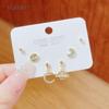 2025 Women's Light Luxury Earrings Set: High-End 925 Silver, Niche Design for Daily Matching