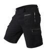 Men's Plus Size Casual Summer Cotton Cargo Shorts with Multi-Pocket Design