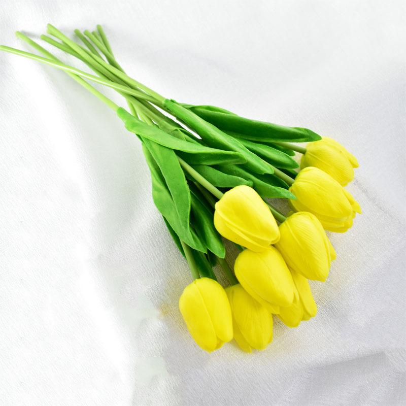 Pu Moisturizing Tulip Simulation Flower Fake Flower Wedding Party Home Decoration Flower Flower