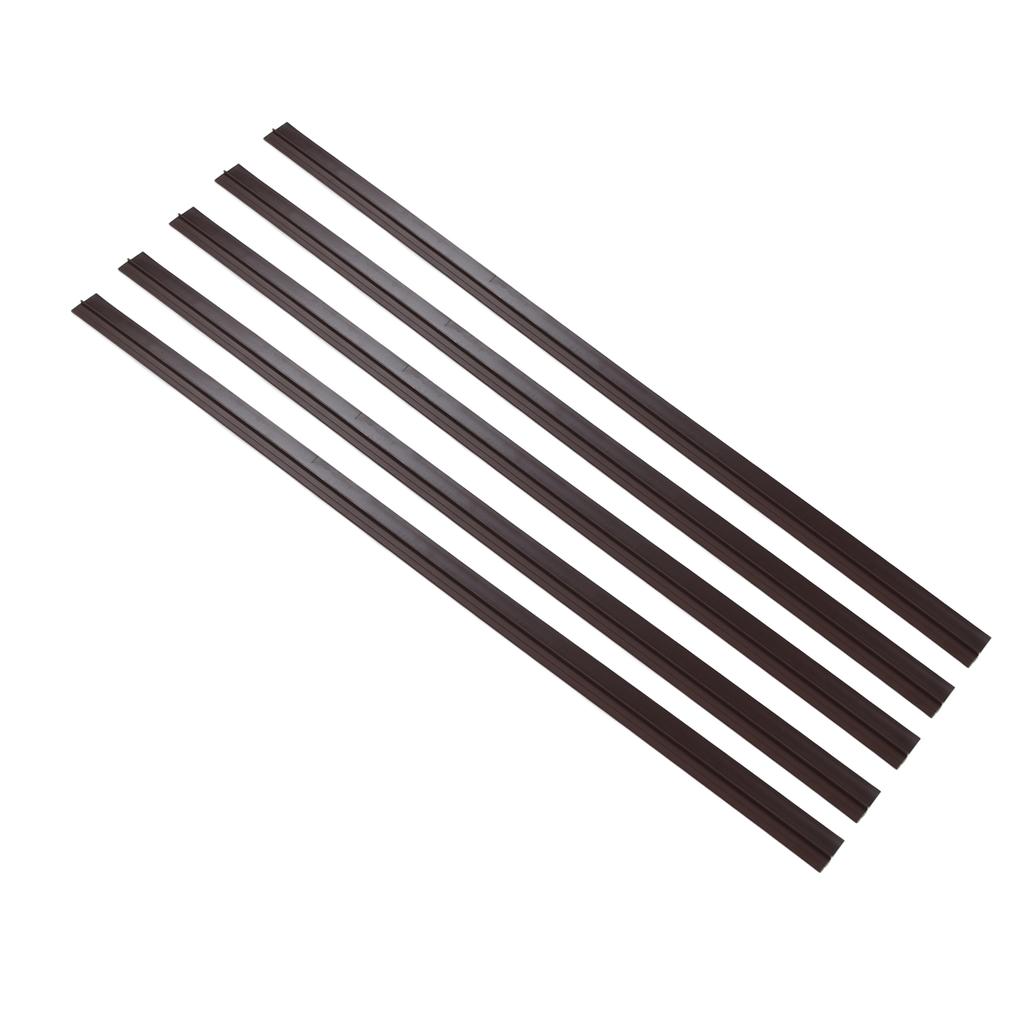 5Pcs Door Soundproofing Tape Waterproof Soundproof 5 Meters Practical Under Door Sealing Strip for Home Hotels