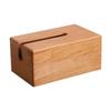 Tissue Box Wooden Ornament Paper Storage Box Rectangle Portable Tissue Cover Tissue Holder for Home Table Car Living Room El