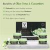 Kit Viso Aloe Vera e Cetriolo NutriGlow Natural con Acido Ialuronico 8.8+0.3oz