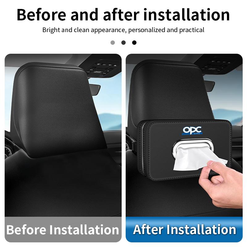Leather Car Tissue Box Centre Console Tissue Case Accessories For Opel Astra Insignia Corsa Zafira Meriva Mokka Vivaro Vectra QA5