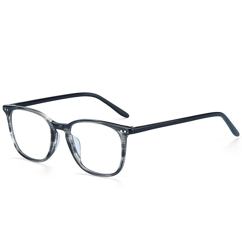 ZENOTTIC Casual Square Optical Prescription Eyeglasses Frames Unisex Ultralight Acetate All Day Comfort Spectacle Frame