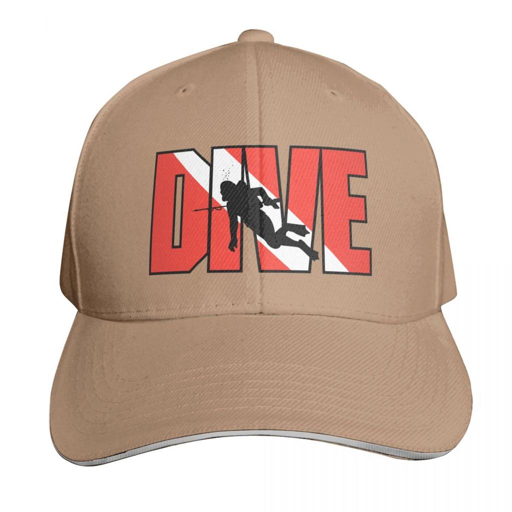 SCUBA Dive Baseball Cap Hat Beach Big Size Hat Streetwear Brand Unisex Cap Women Hats Unisexs