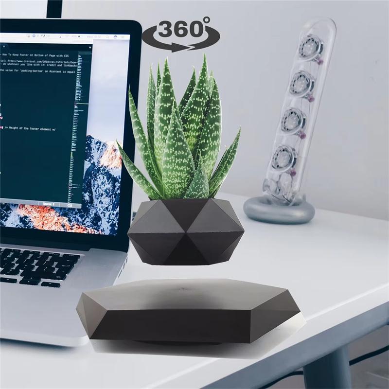 Stile Nordico Bonsai a Levitazione Magnetica Vaso per Piante Galleggiante Vaso per Air Bonsai Vaso per Fiori a Levitazione Magnetica Regalo Creativo Decorazione per la Casa