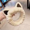 2023 Autumn/Winter Plush Cat Ear Hair Band for Women - Cute Headband for Face Washing & Hair Tie