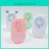 Handheld Mini Usb Fan With Holder Portable And Adjustable For Outdoor Travelling