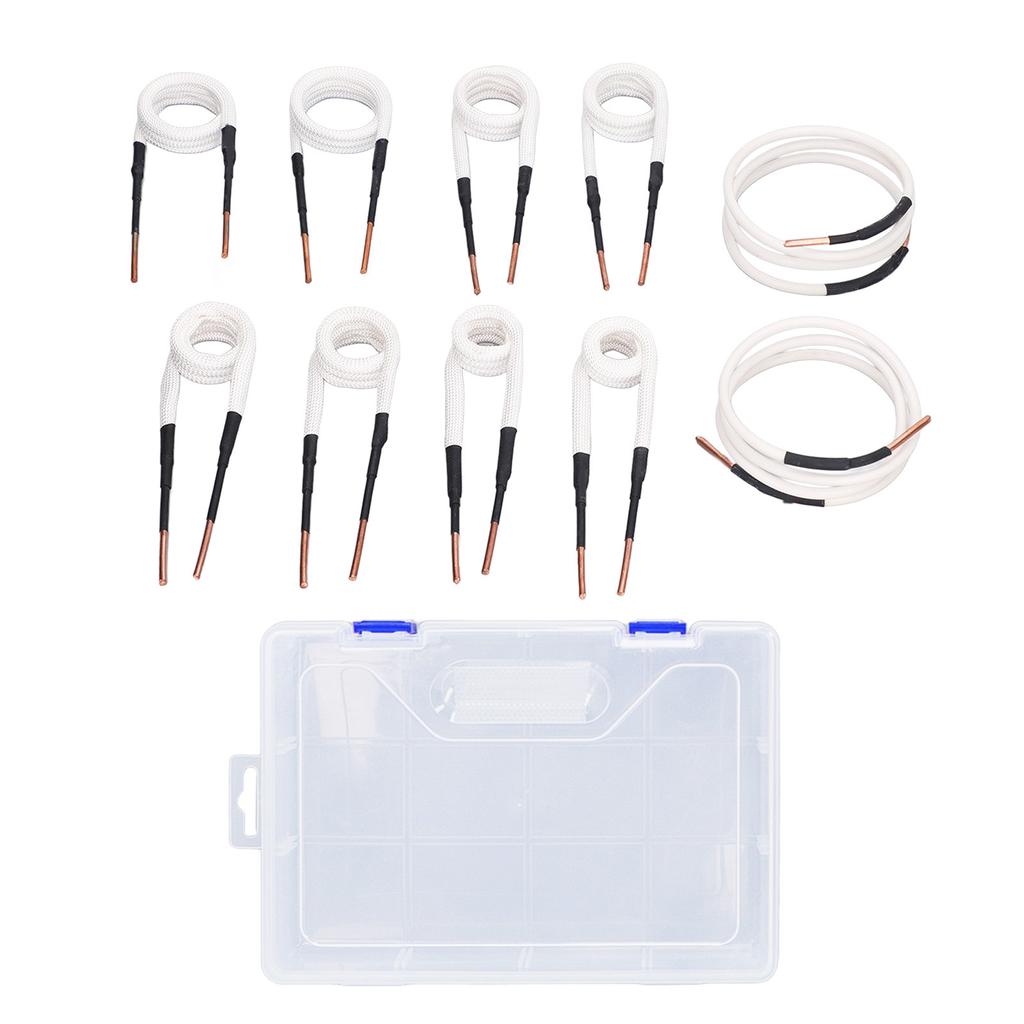 10Pcs Induction Heater Coil Kit Bolt Remover Tool Brass Core Wire High Frequency Accessories Ignition Parts 3.0mm