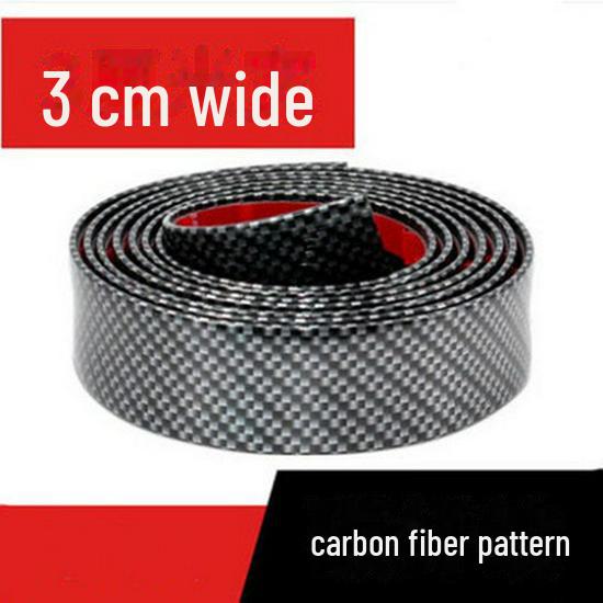 

Универсальная карбоновая накладка на порог и бампер автомобиля, предотвращающая столкновения