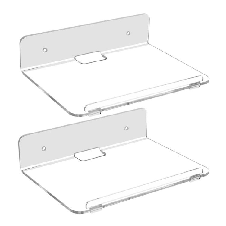 Clear Acrylic Display Organizer Closet Plastic Storage Shelving Display Shelf 1