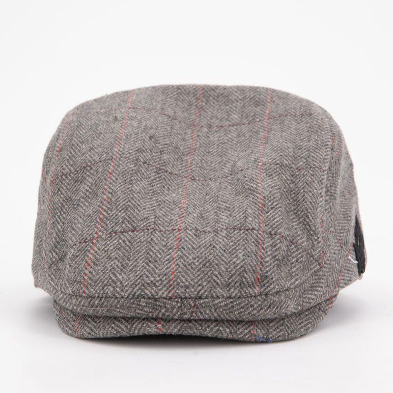 Men's Tweed Dickon Beret with Colorful Stitching KAPORAL