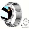 New Smart Watch for Men Full Touchscreen Bluetooth Call Sports Fitness Smart Wristwatch Holiday Gift