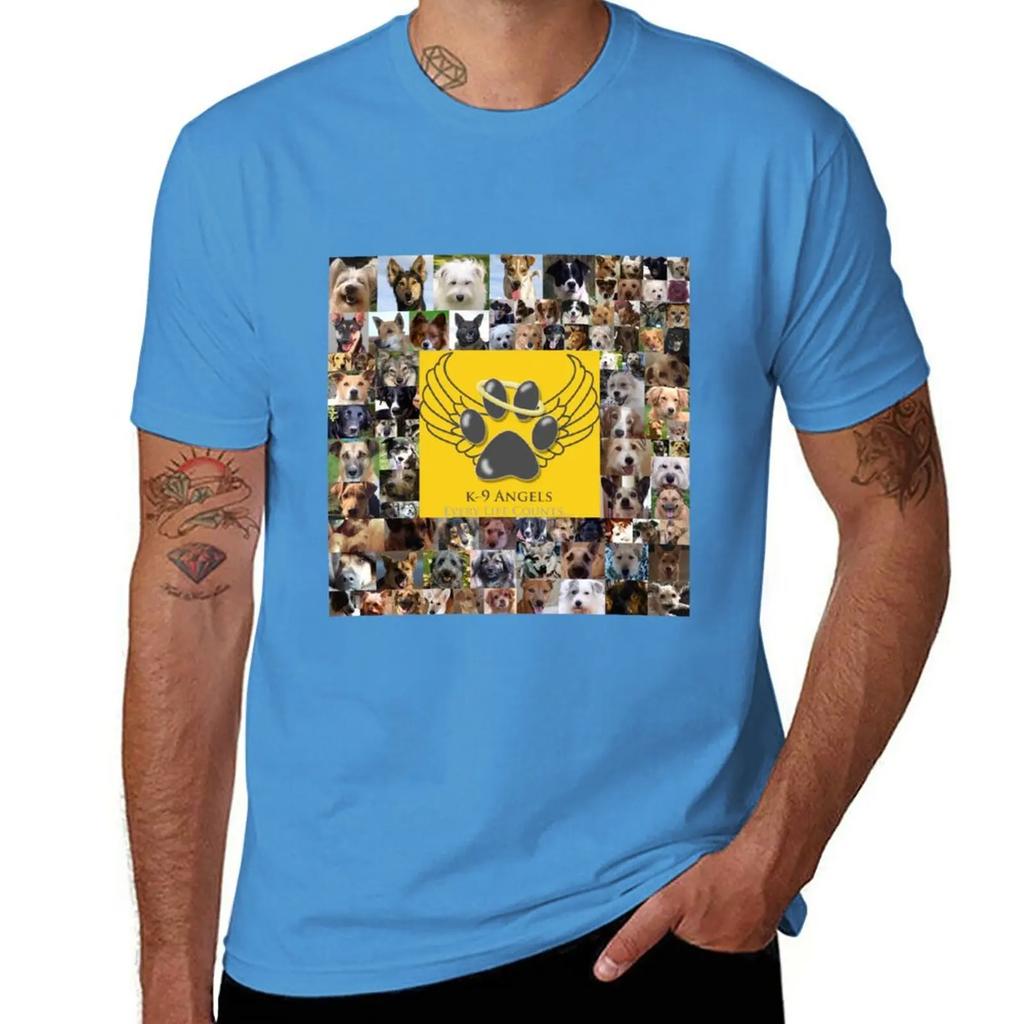 K-9 ANGELS RESCUE COLLECTION T-Shirt plus size tops Aesthetic clothing summer top hippie clothes t shirts