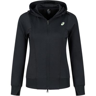 Womens Running Moisture-Wicking Quick-Dry Stretch Zip-Up Hooded Long Sleeve Jacket Women Jackets Black 2032D123-001