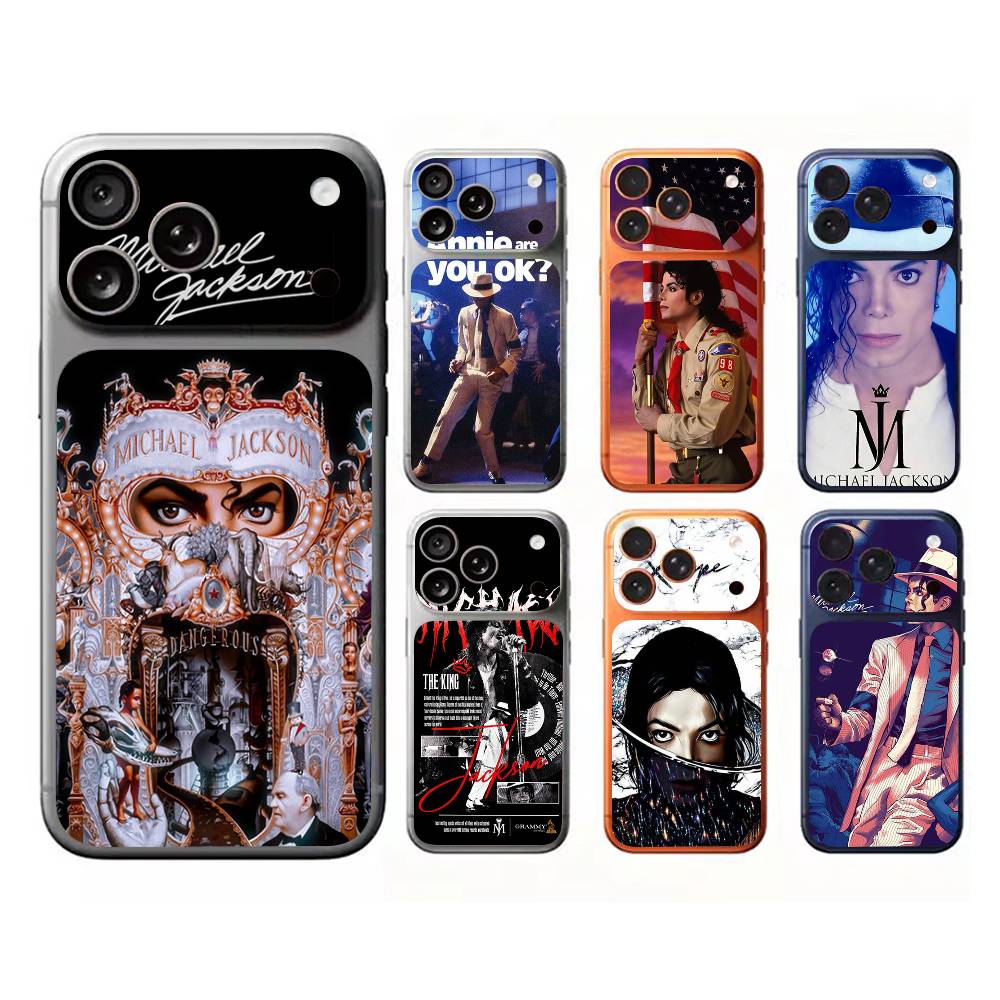 Pop Singer Michael Jackson Back Cover Decal Protective For Iphone 17 Pro Max Skin Sticker Back Protective Decorative Sticker