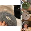 Stylish Wool Beret For Women Winter Warmth Elegant Design Large Head Fit