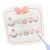 Cinnamonroll Doggy 3D Baby Nail Stickers - Handmade Children's Wearable Short Style Manicure